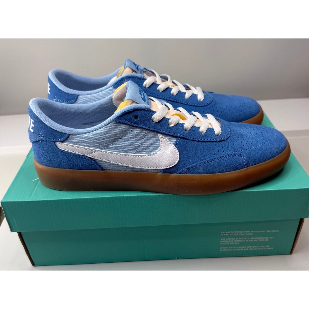 Nike SB Heritage Vulc Coast White Psychic Blue Sneakers Mens 9 Womens 10.5 NWB